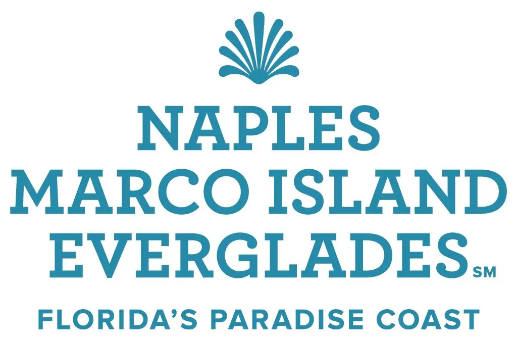 Naples Marco Island Everglades Logo Stacked CMYK Blue