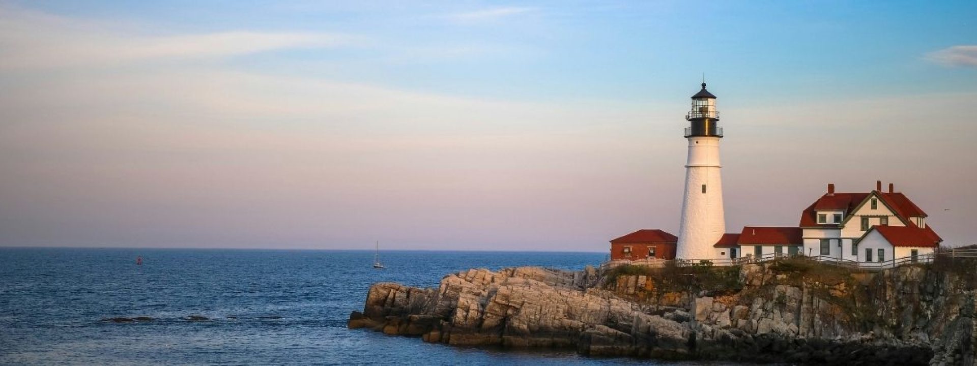 Portland Headlight at Dusk, Maine