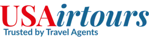 USAirtours Logo with bold strapline